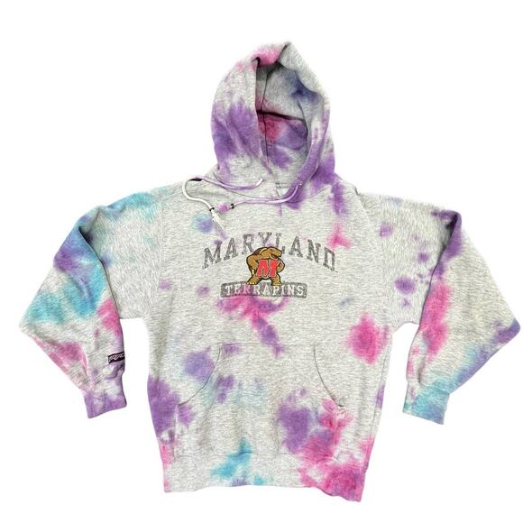 Y2K Jansport University of Maryland tie dye small hoodie - Picture 1 of 5